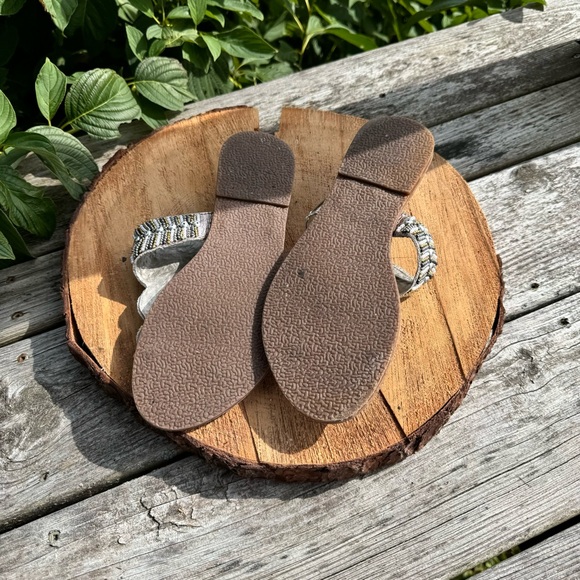 SALE $5 XOXO BEADED SANDALS - Picture 2 of 2